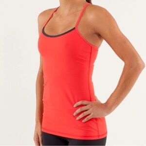 Women's Red Strappy Top